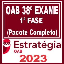 OAB XXXVIII Exame - 1ª Fase - Pacote Completo