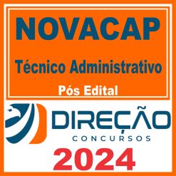 NOVACAP (Técnico Administrativo) Pós Edital - Direção 2024