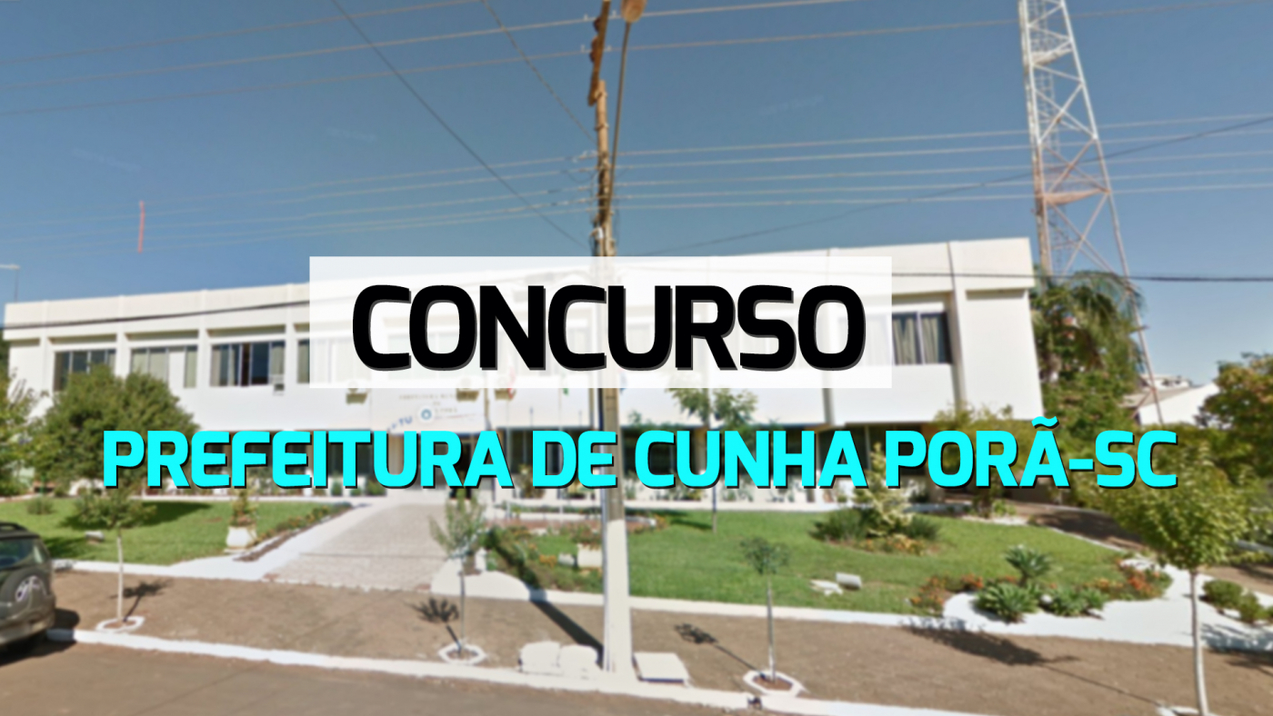 Concurso Cunha Porã SC